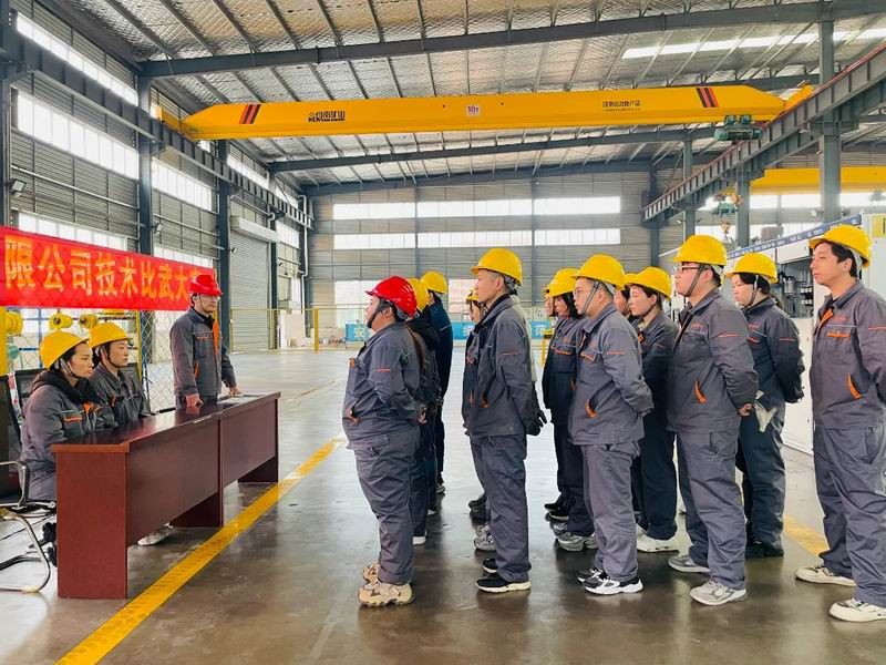 以赛促学强技能 比学赶超练精兵——龙键成套车间举行技术比武活动